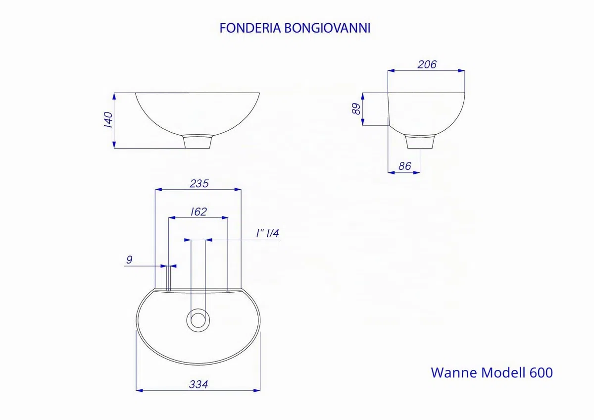 Fonderia Bongiovanni | Gartenbrunnen | Wandbrunnen | Modell Malaga | ohne Wasserhahn | für Haus Garten | Außen |