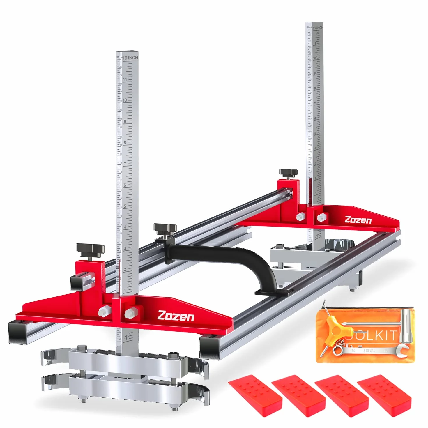 Zozen mobiles sägewerk für kettensäge Chainsaw Mill 14-36,Kettensägemühle, Tragbare Sägemühle, ein flexibles Schneidführungssystem für Bauherren und Holzarbeiter.