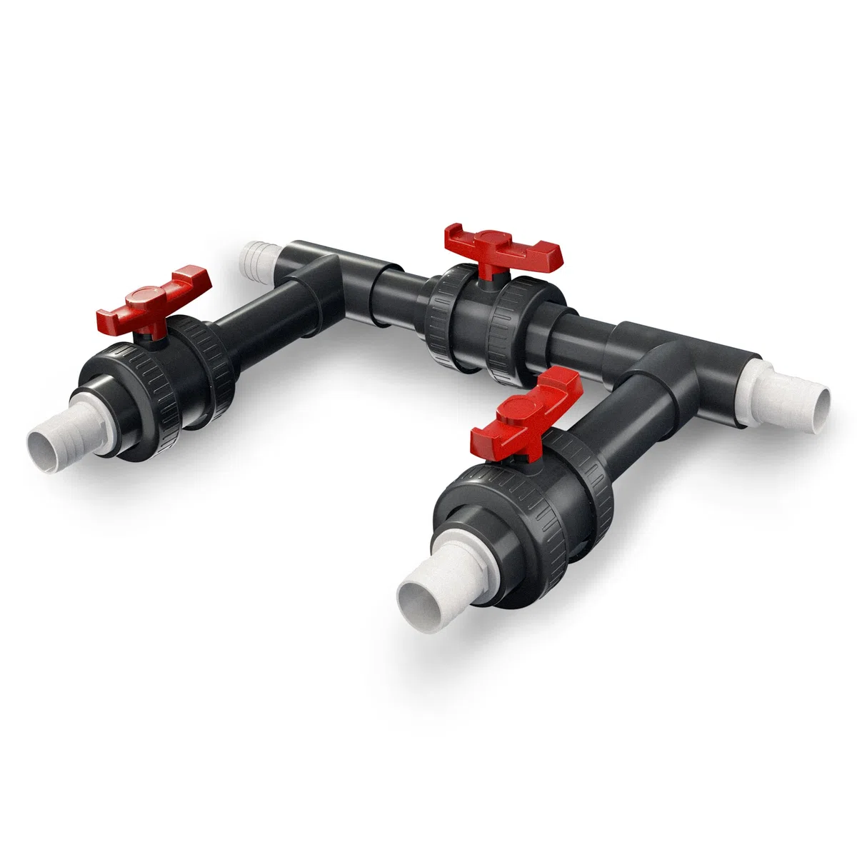 Pool Bypass Set für Wärmepumpe 38 und 50 mm Poolheizung Schwimmbecken Heizung