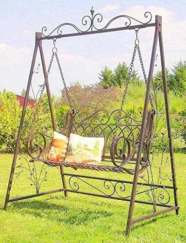 Denk Schaukel Hollywoodschaukel 1868 aus Metall Schmiedeeisen Gartenschaukel