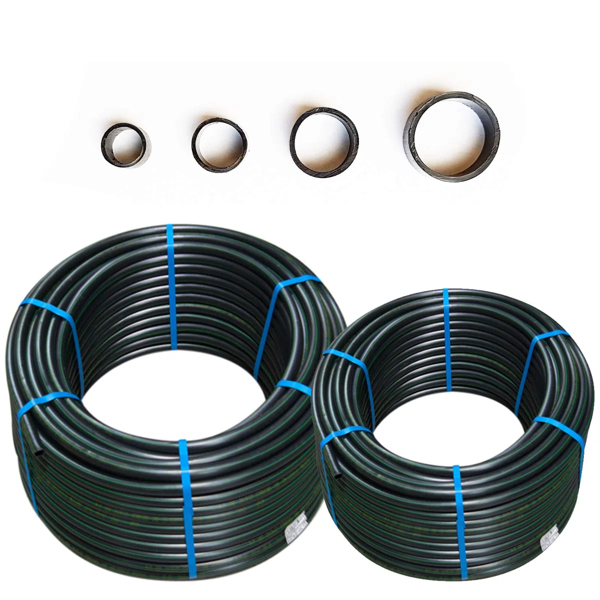PE Rohr 25mm 100m PN6 (6 Bar) für Bewässerung – PE Wasserleitung für Gartenbewässerung, Beregnungssystem. Verlegerohr für Tropfbewässerung PE Schlauch für Bewässerungssystem unterirdisch u oberirdisch