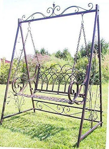 Denk Schaukel Hollywoodschaukel 1868 aus Metall Schmiedeeisen Gartenschaukel
