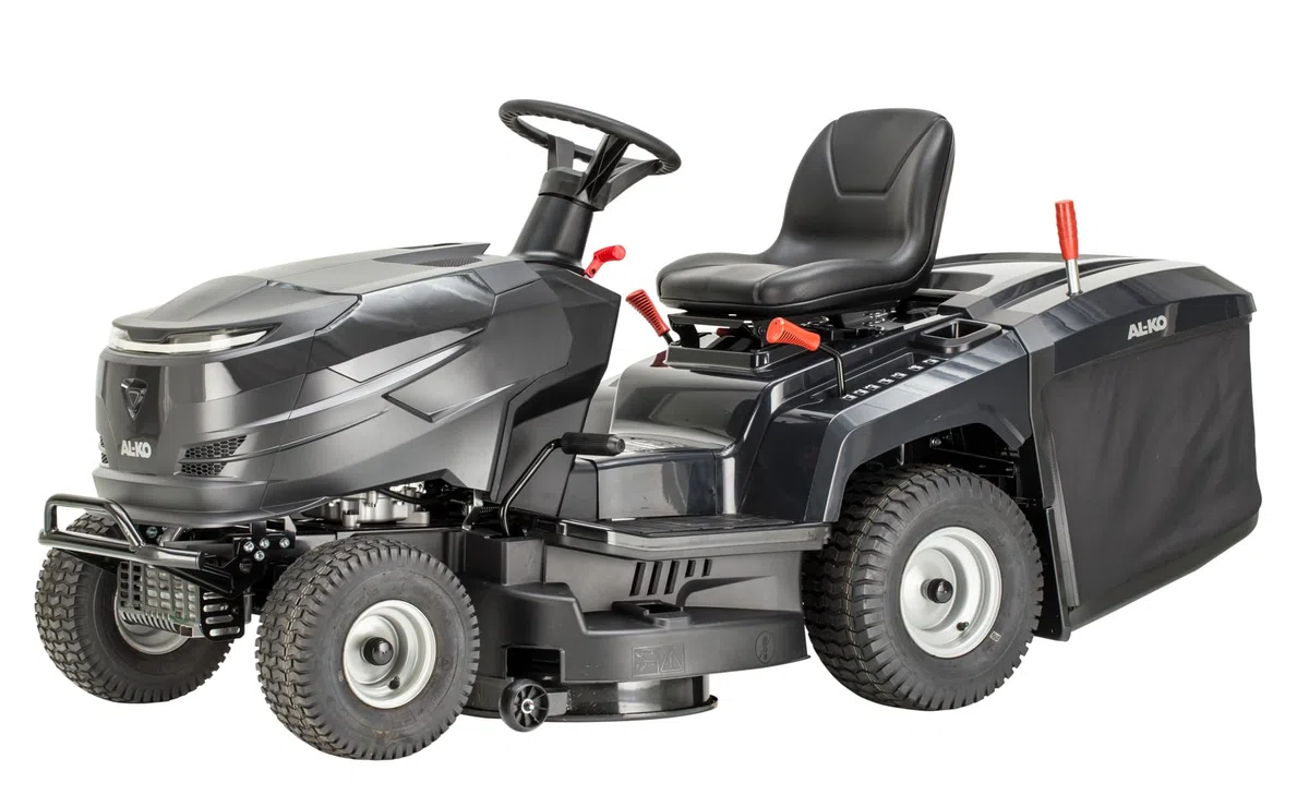AL-KO Benzin-Rasentraktor Easy 13-86.6 M-A, 7.2 kW Motorleistung, 86 cm Schnittbreite, Heckauswurf mit Fangbox 250 L, für Rasenflächen bis 3500 m²