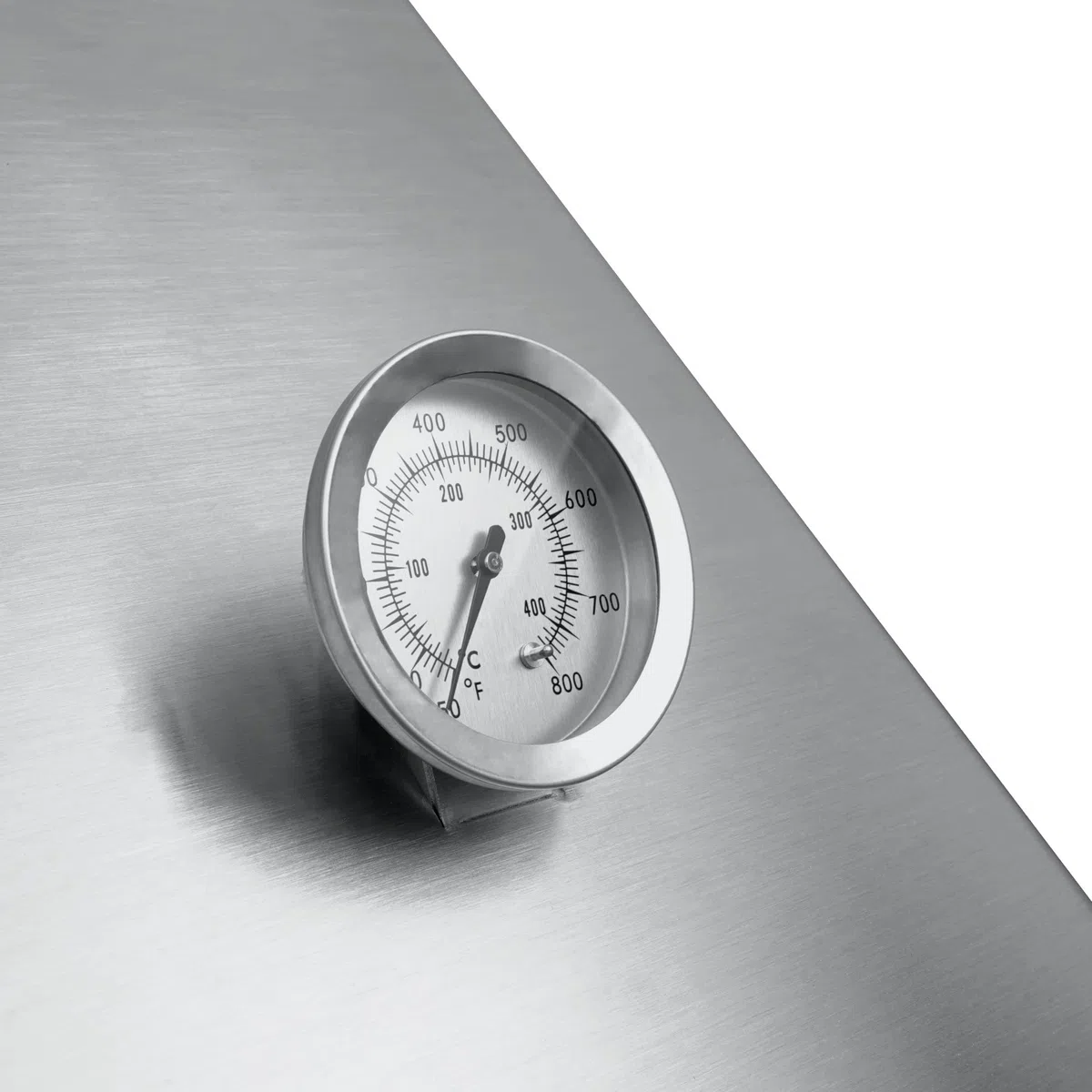 BBQ-Toro verstellbarer Edelstahl Pizzaaufsatz mit Thermometer | 48,5-79 x 42 x 12,3 cm | Pizzacover Gasgrill, Pizza Haube Grill, BBQ Pizzaaufsatz Feuerplatte | Pizza Cover, Pizza Aufsatz Grill