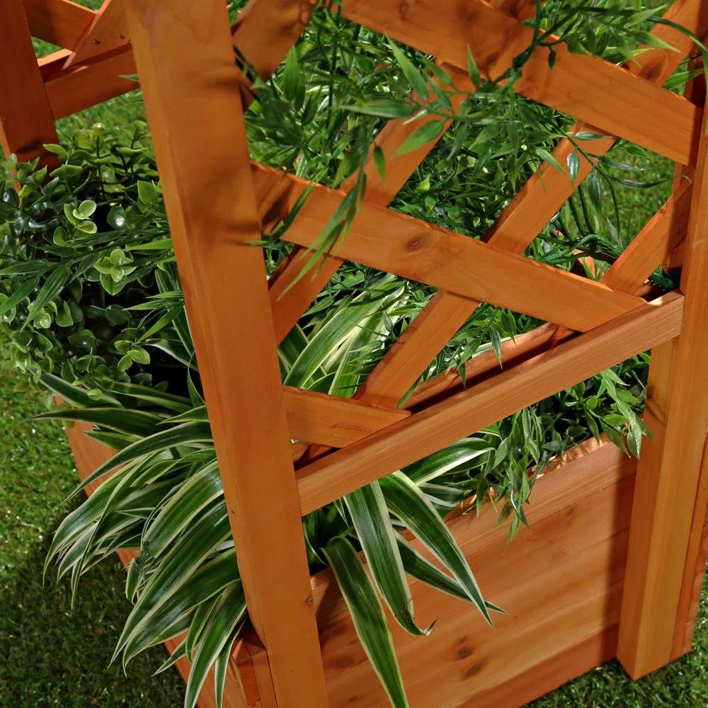 Melko Rankhilfe 2er Set Garten Pflanzkasten mit Rosenbogen Spalier Rosensäule Pergola