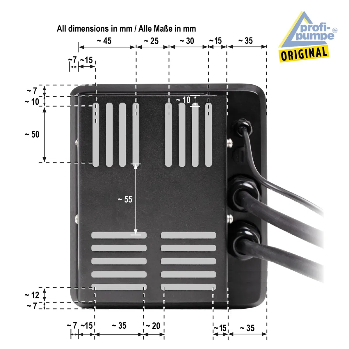 INVERTER-PUMPENSTEUERUNG 7 Verkabelt Druckschalter Druckwächter Automatic-Controller Durchflusswächter für Hauswasserwerk Pumpe Brunnenpumpe 1,5KW 1 * 230V/1 * 230V Energie Sparen Kosten Senken