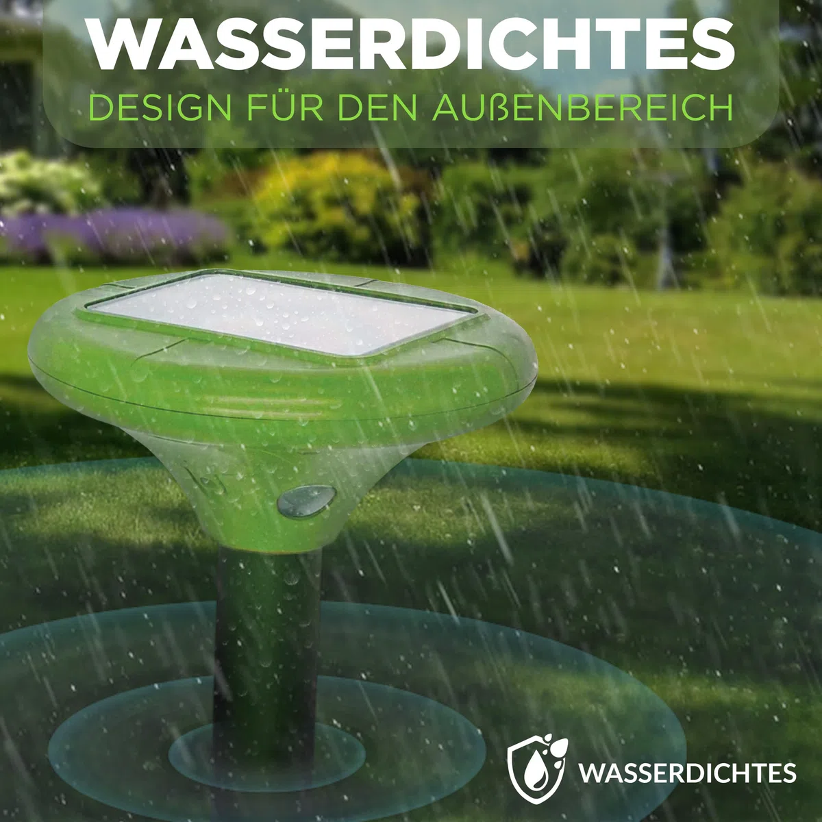 ISOTRONIC Maulwurfabwehr zum Vertreiben von Maulwürfen, Wühlmäusen & Schlangen – Solar Maulwurfschreck mit Erdspieß für den Garten – Maulwurfvertreiber 1.250m² Wirkungsbereich (3 Stück)