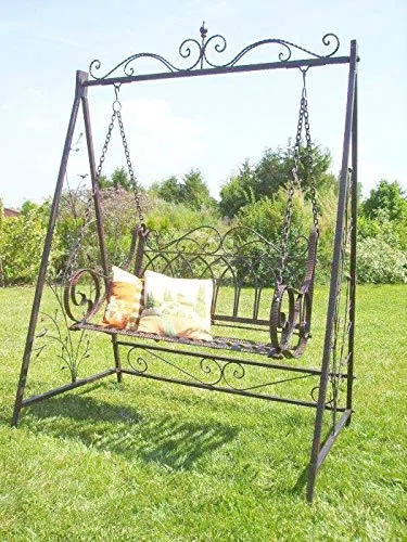 Denk Schaukel Hollywoodschaukel 1868 aus Metall Schmiedeeisen Gartenschaukel