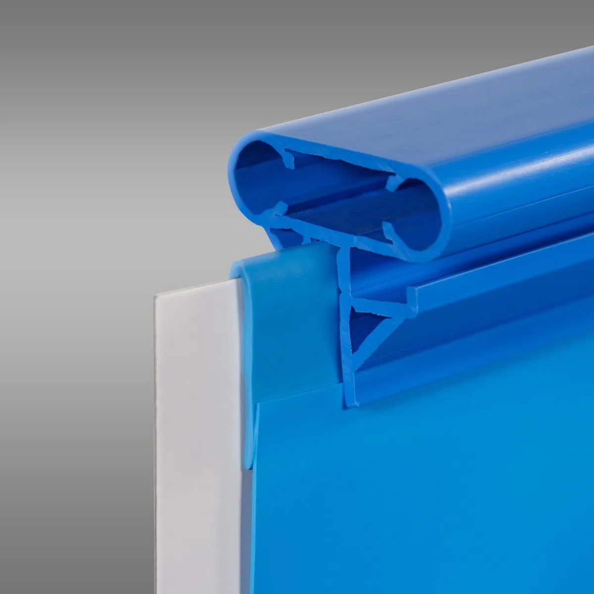 Folie oval 0,6 mm blau 300 x 500 x 150 cm, Deutsche Herstellung, Auskleidung, Innenhülle, Stahlwand, Pool, Einhängebiese