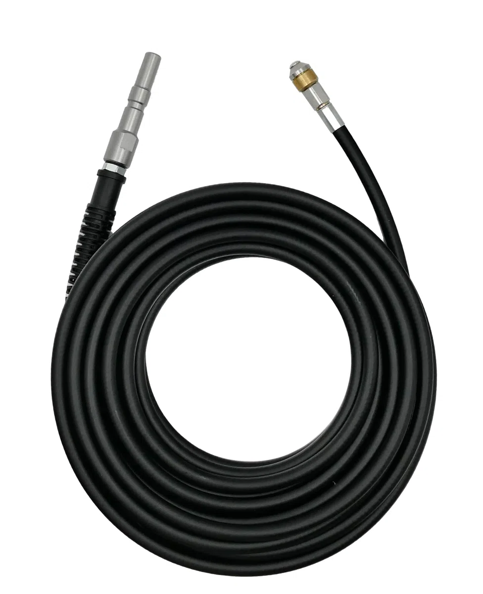 30 Meter Rohrreinigungsschlauch Set für Hochdruckreiniger mit D12 DN12 Stecksystem kompatibel mit KEW Nilfisk Kränzle bully k1152 k2000 serie uvm…