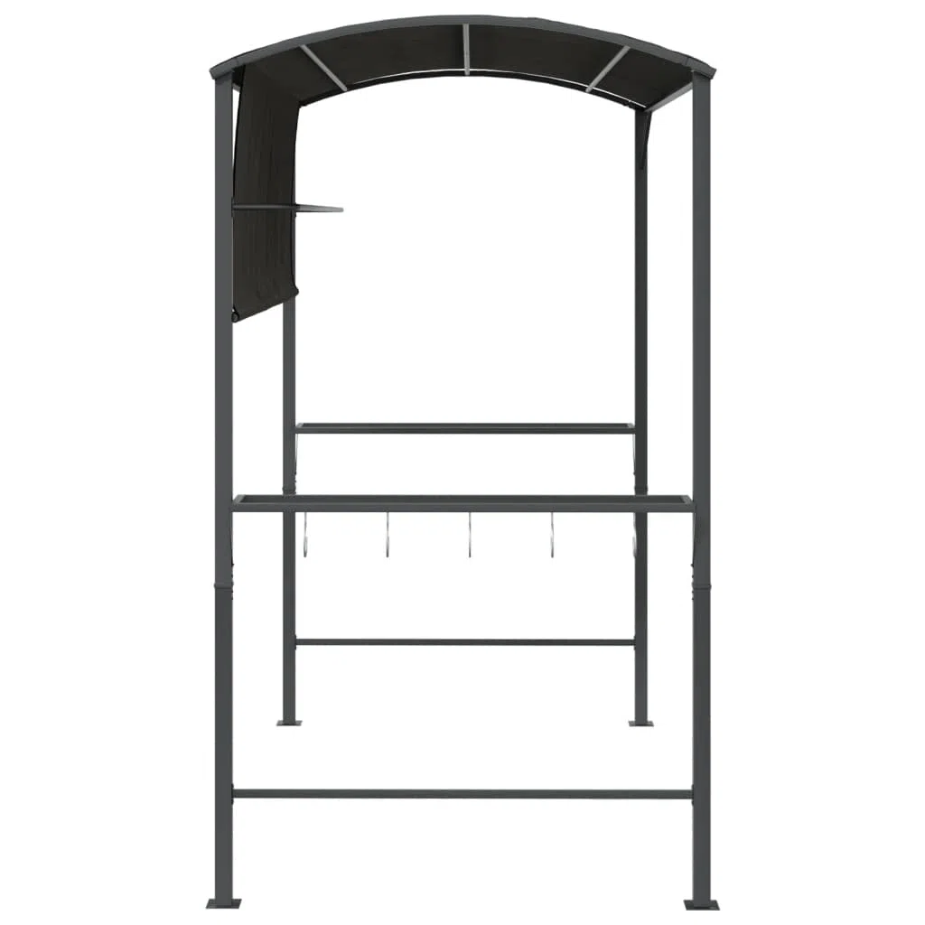 vidaXL Pavillon mit Dach 220x110x200 cm Anthrazit