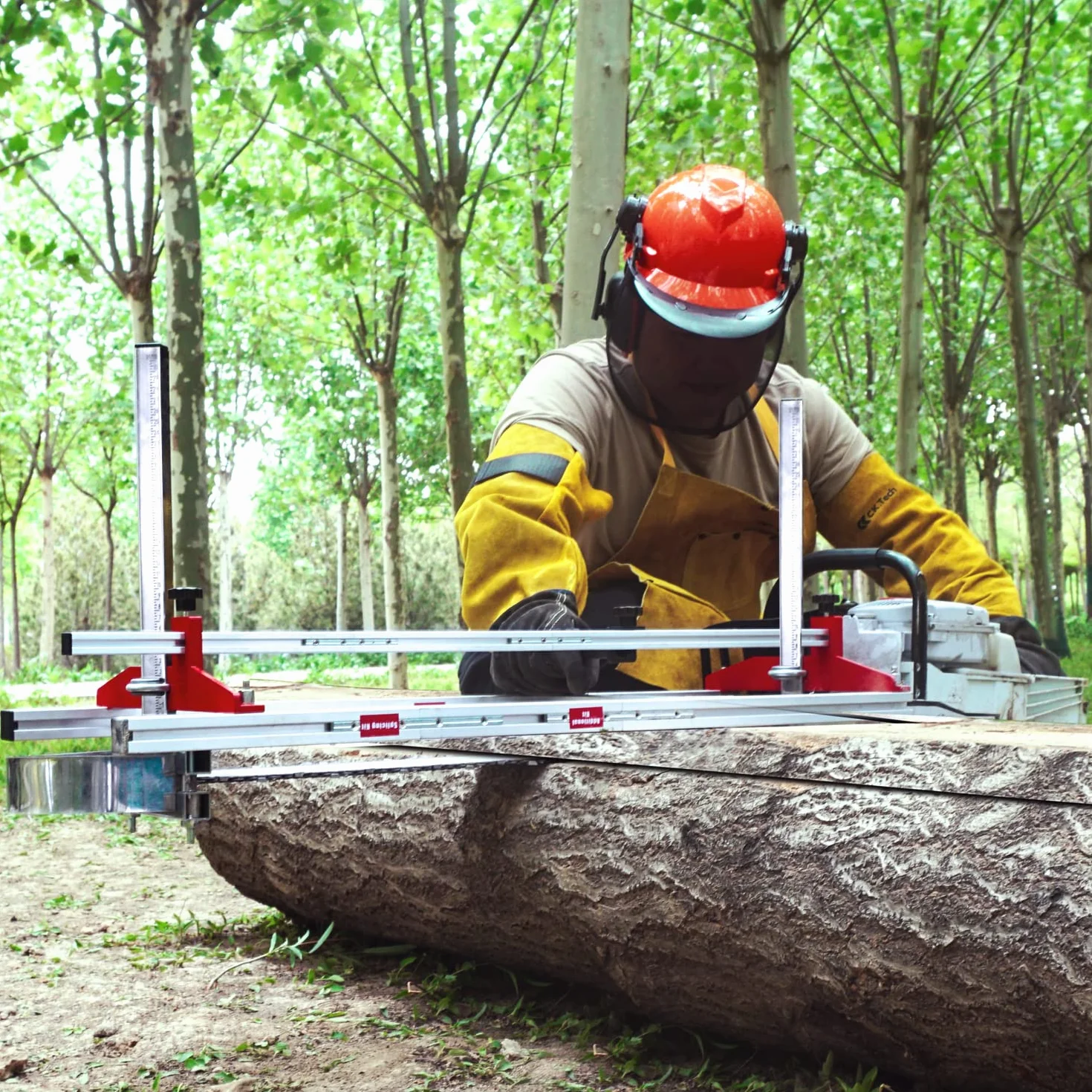 Zozen mobiles sägewerk für kettensäge Chainsaw Mill 14-36,Kettensägemühle, Tragbare Sägemühle, ein flexibles Schneidführungssystem für Bauherren und Holzarbeiter.