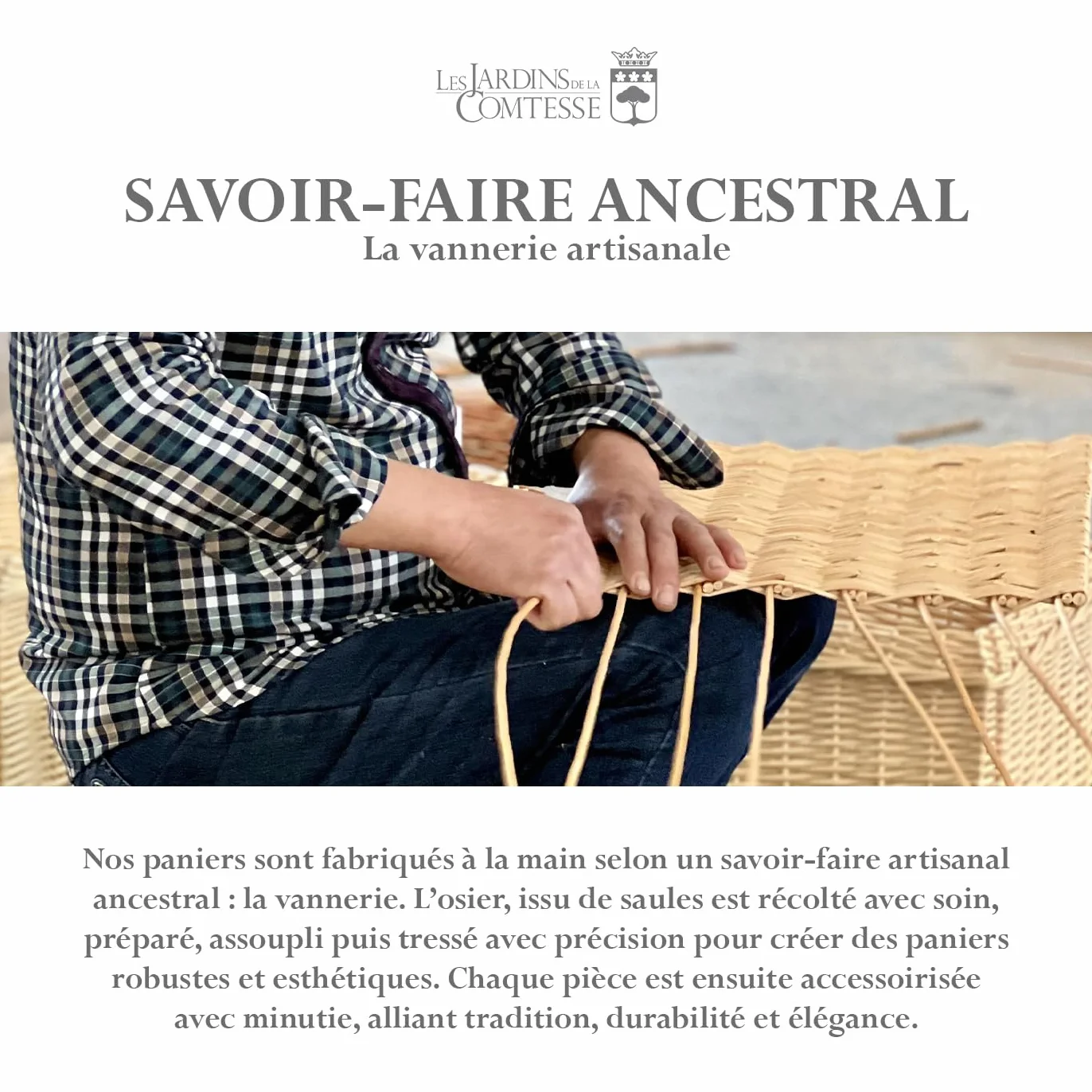 Les Jardins de la Comtesse - Picknickkorb Giverny – 2 Personen – Grün – komplett mit Kühlfach – Geschirr inklusive – Blumenmotiv – 45 x 36 x 23 cm