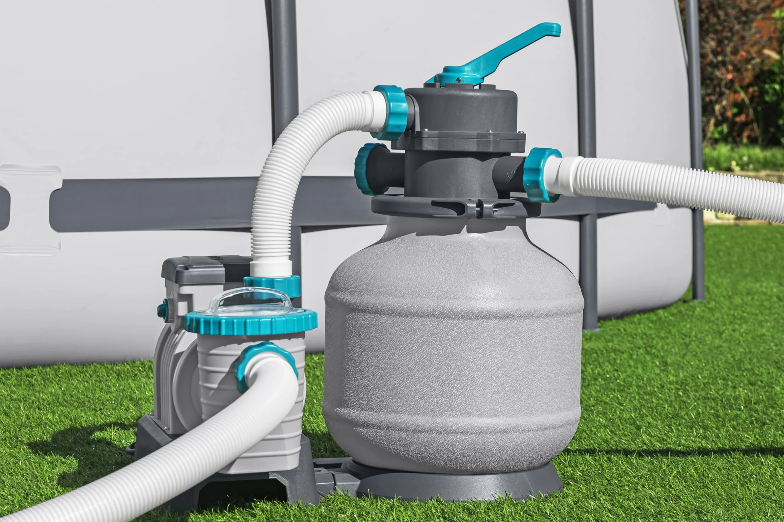 Bestway 58499-7 Sandfilterpumpe 8.327 l, Grau