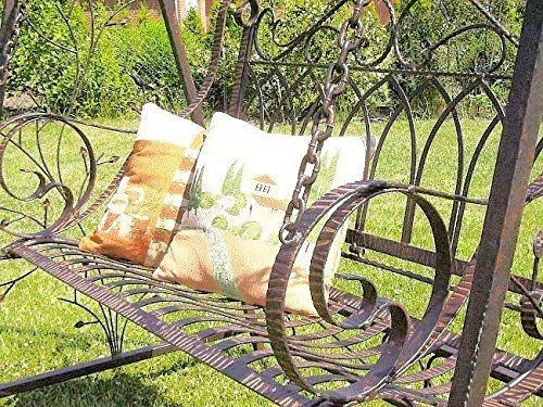 Denk Schaukel Hollywoodschaukel 1868 aus Metall Schmiedeeisen Gartenschaukel