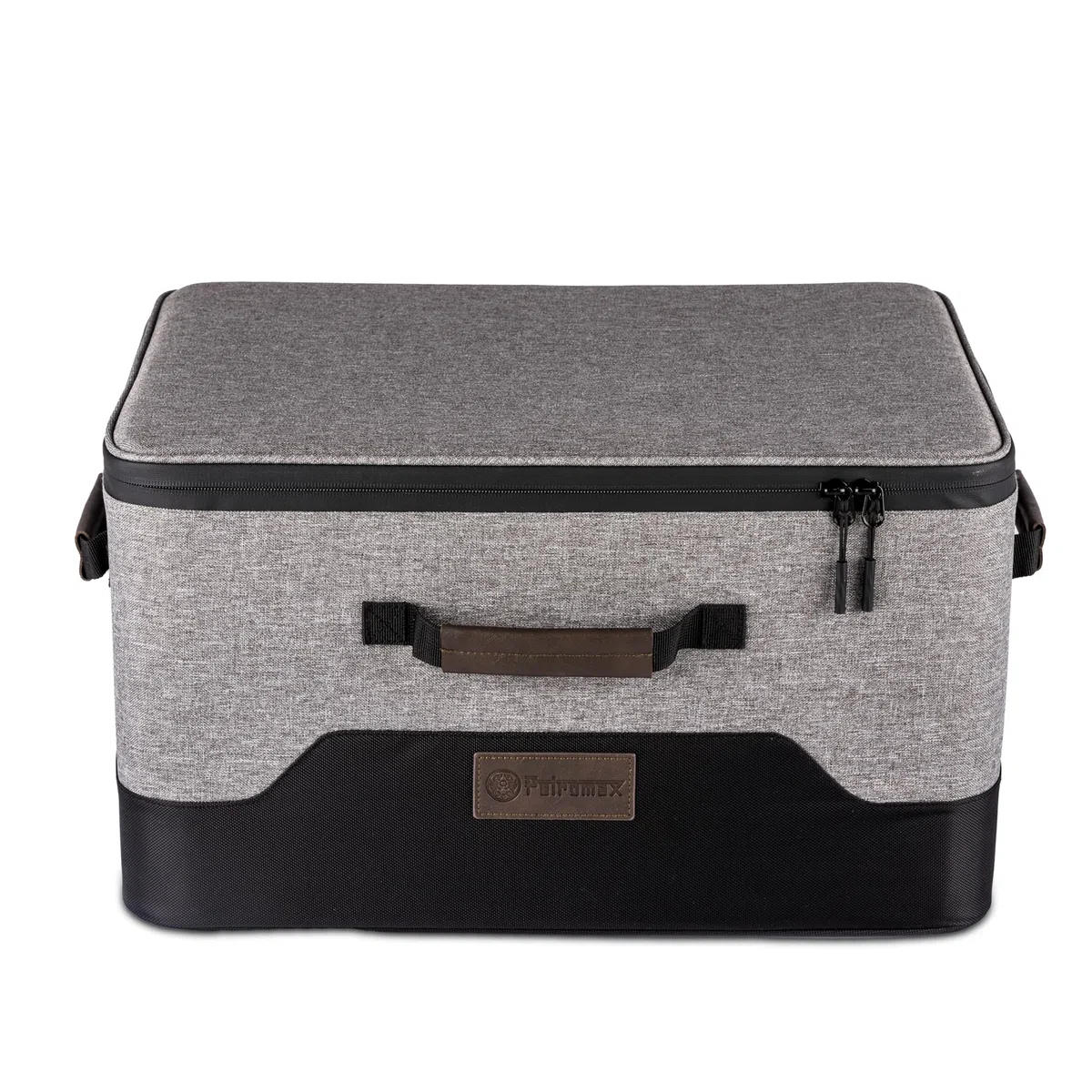 Petromax Abenteuer-Picknick-Box – Outdoor-Kochset für 2 Personen: kompakt und vielseitig – ideal für Camping, Wandern und Lagerfeuer – 12teiliges PremiumSet mit stapelbarer Transportbox