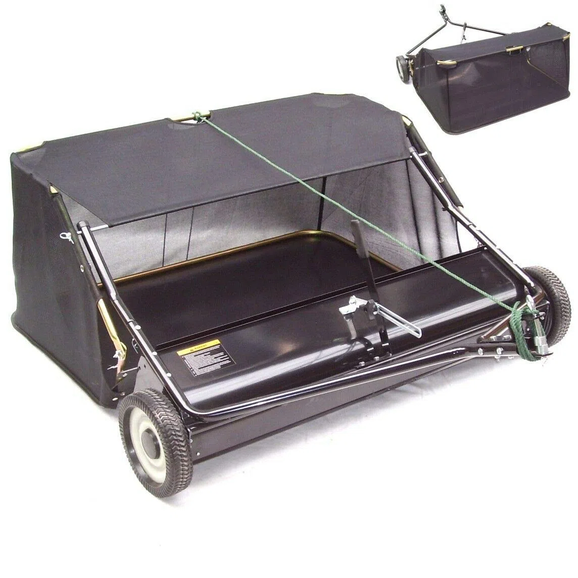 Kehrmaschine 120cm Rasenkehrer 55141 Rasenkehrmaschine Aufsitzmäher Rasentraktor AWZ
