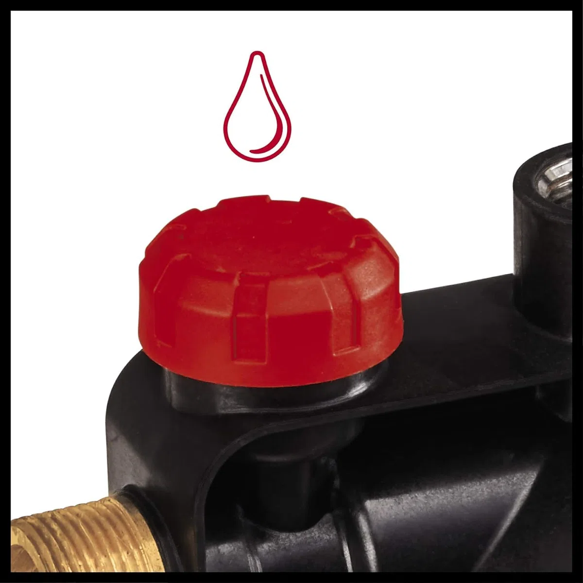 Einhell Gartenpumpe GC-GP 1045 (1.050 W, max. 4500 L/h, max. Förderhöhe 48 m, Wasserfüllanzeige, Wassereinfüllöffnung /-ablassschraube, Frostschutz, Thermoschutz)