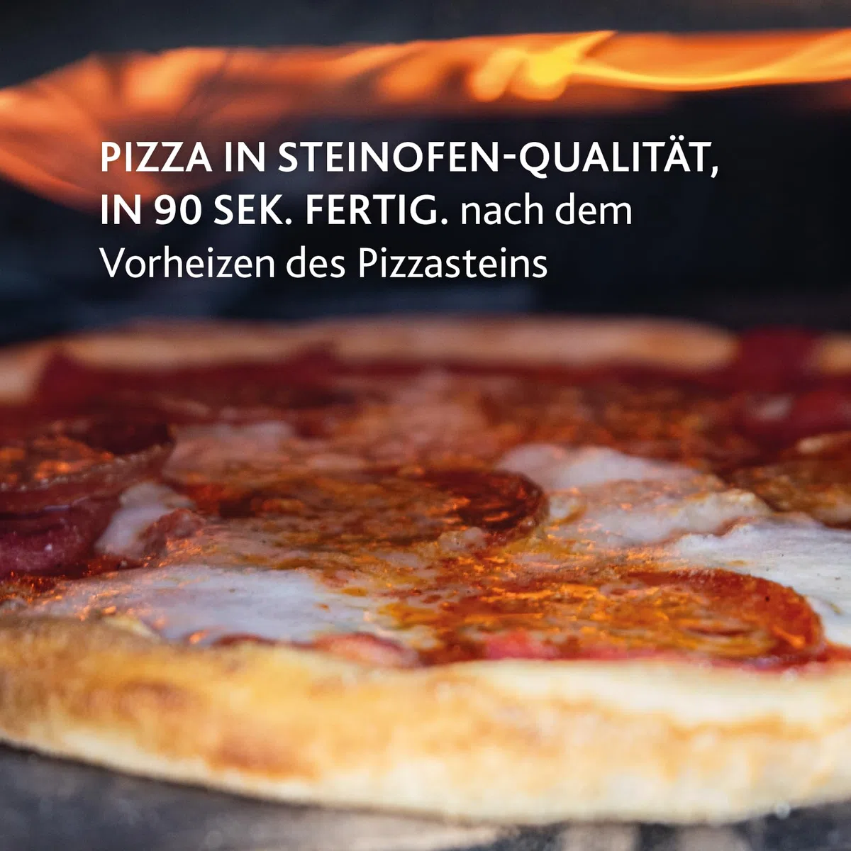 BOSKA Pizzaofen Pro Pellet/Pizza ofen/Pizza in 90 Sekunden wie aus dem Steinofen/Holzpellets/Outdoor-Kochen/Inkl. Flaschenöffner und Pizzastein