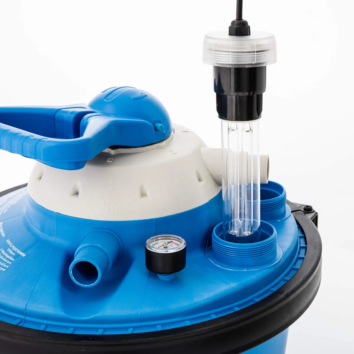 Steinbach UV-Desinfektionssystem 18 W – 040511 – UVC Pool Desinfektion bis 20.000 l – Reduziert Algen, Bakterien & Chemieverbrauch – Ø 32/38 mm Anschluss – 230 V