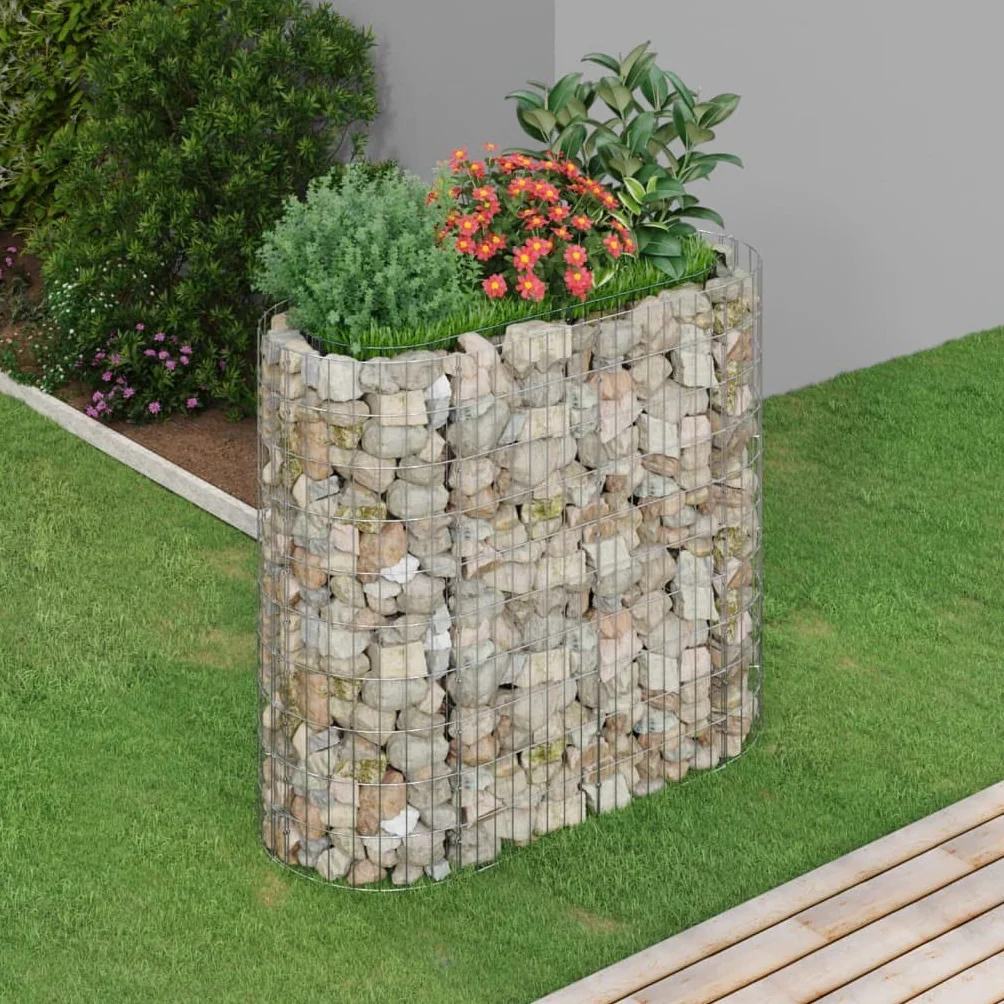 Myheimly Gabionen-Hochbeet Verzinktes Eisen 120x50x100 cm