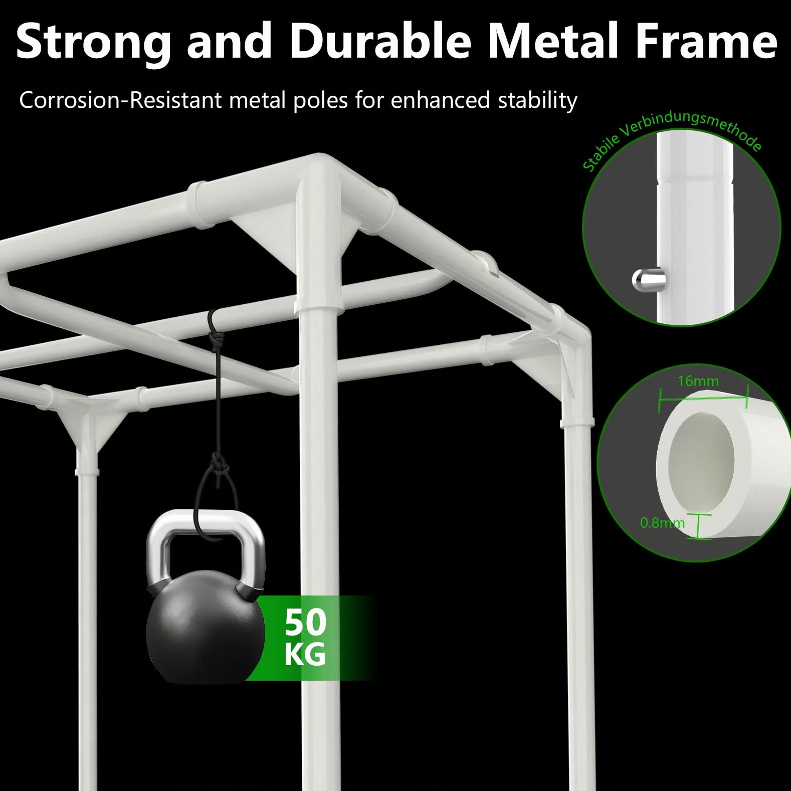 Growzelt Komplettset Anbau Set mit 200W LED Vollspektrum Grow Lampe Dimmbar, 120x120x200cm GrowZelt Kit Komplettes Hydroponics Grow Tent Complete Set(120x120x200cm)
