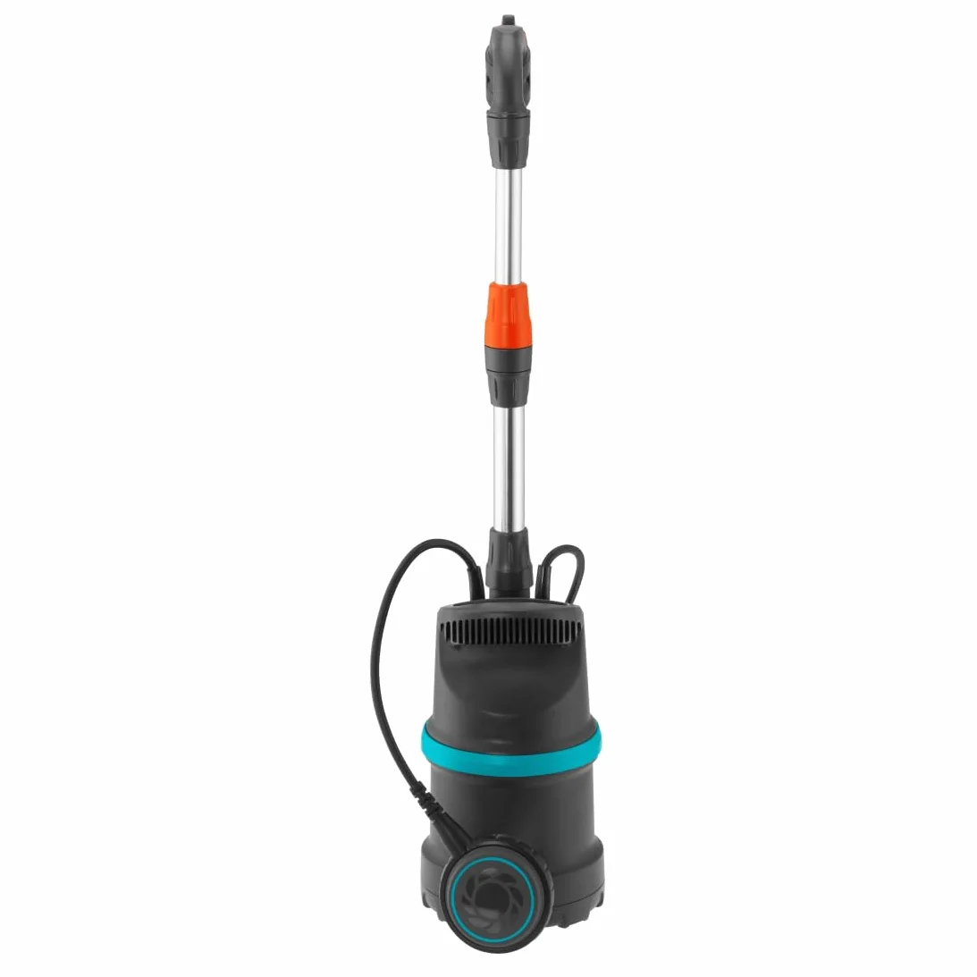 Gardena Regenfasspumpe 4000/1 mit Kabel: Tauchdruckpumpe mit integriertem Filter, Fördermenge 4000 l/h, Regulierventil zur Einstellung der Wasserenge (1762-20)