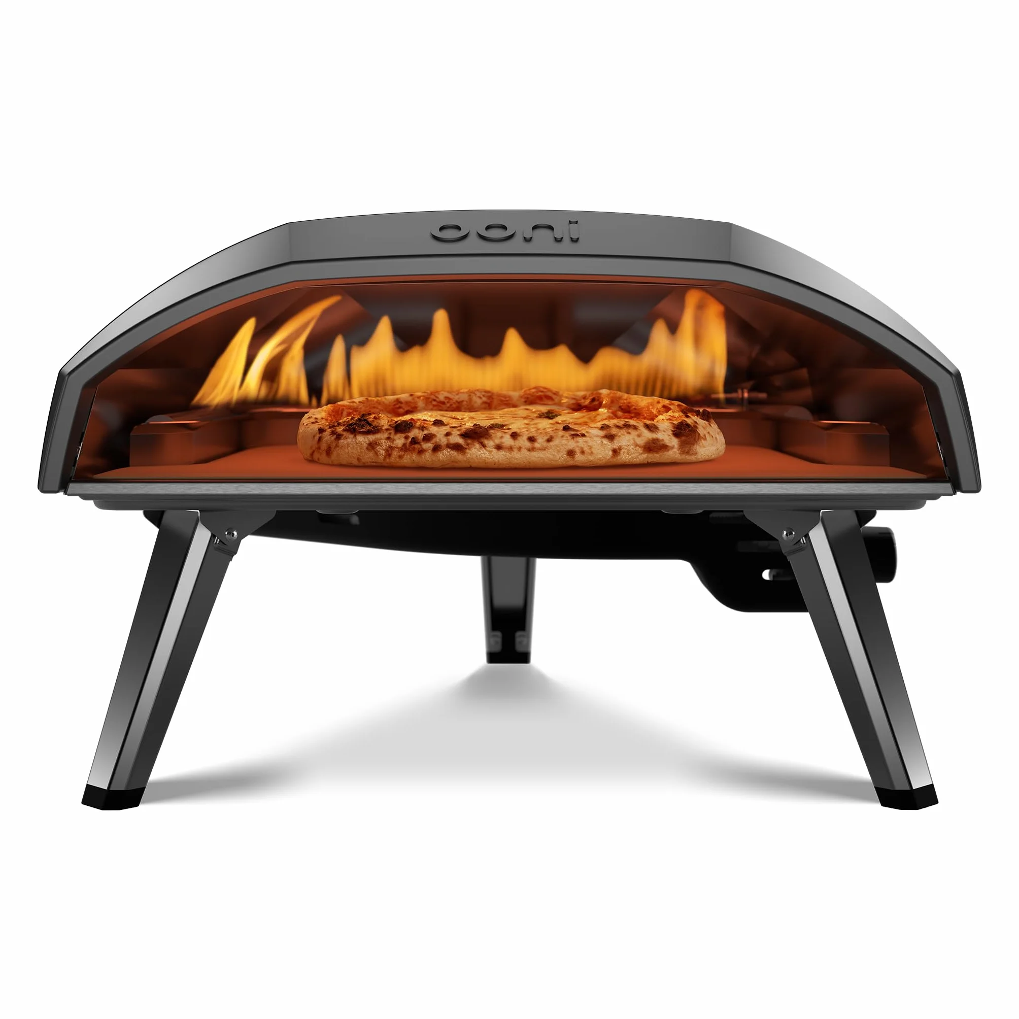 Ooni Koda 16 Gas Pizzaofen – 50 mBar Outdoor Pizzaofen Gas – Gartenofen für Grillen, Kochen und Backen – Gartenofen für Pizzas – Pizza Oven – Backt Pizzen in nur 60 Sekunden - (DE|AT- 50 mBar)