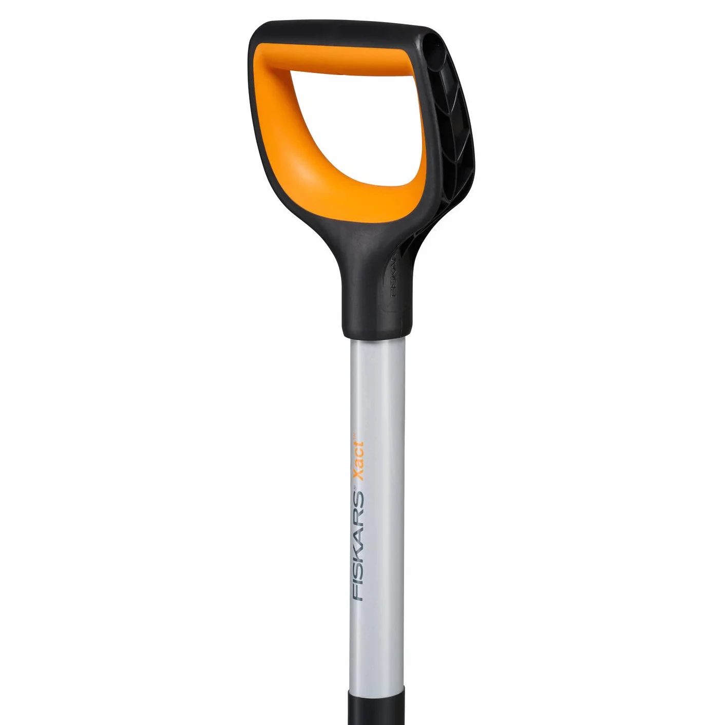 Fiskars Spatengabel für Harte, steinige Böden, Mit 4 Zinken, Länge: 120 cm, Qualitätsstahl-Zinken/Glasfaserverstärkter Kunststoff-Stiel, Schwarz/Orange, Xact, 1070716