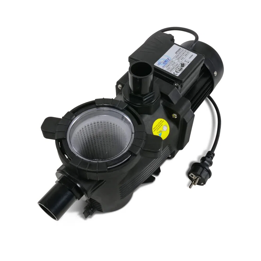 SPS 585 Umwälzpumpe – Selbstansaugend mit Vorfilter, 10 m³/h Leistung, leise & effizient, ideal für Pools bis 60 m³ Wasserinhalt