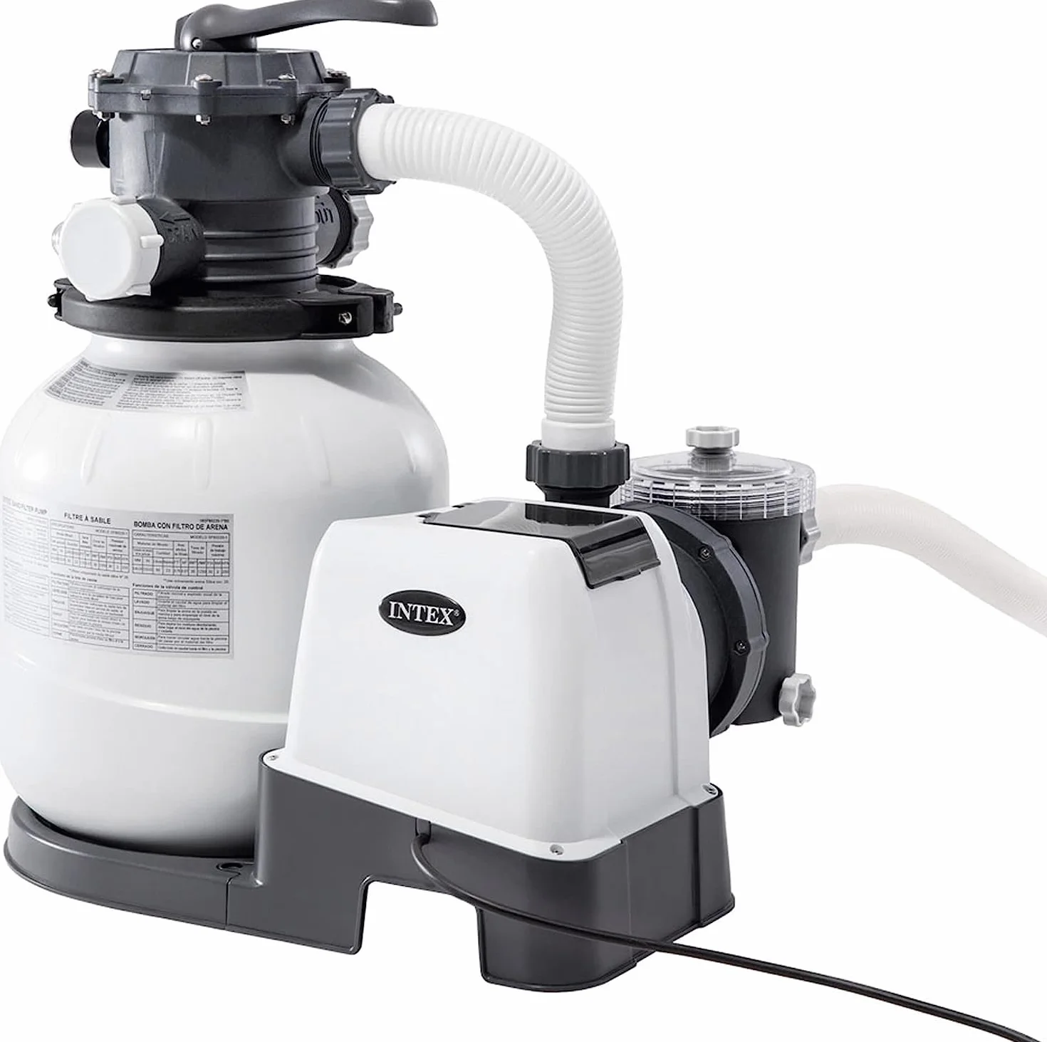 Intex Krystal Clear Sandfilteranlage 7,9 m³ für Pools bis 36.000l 26646