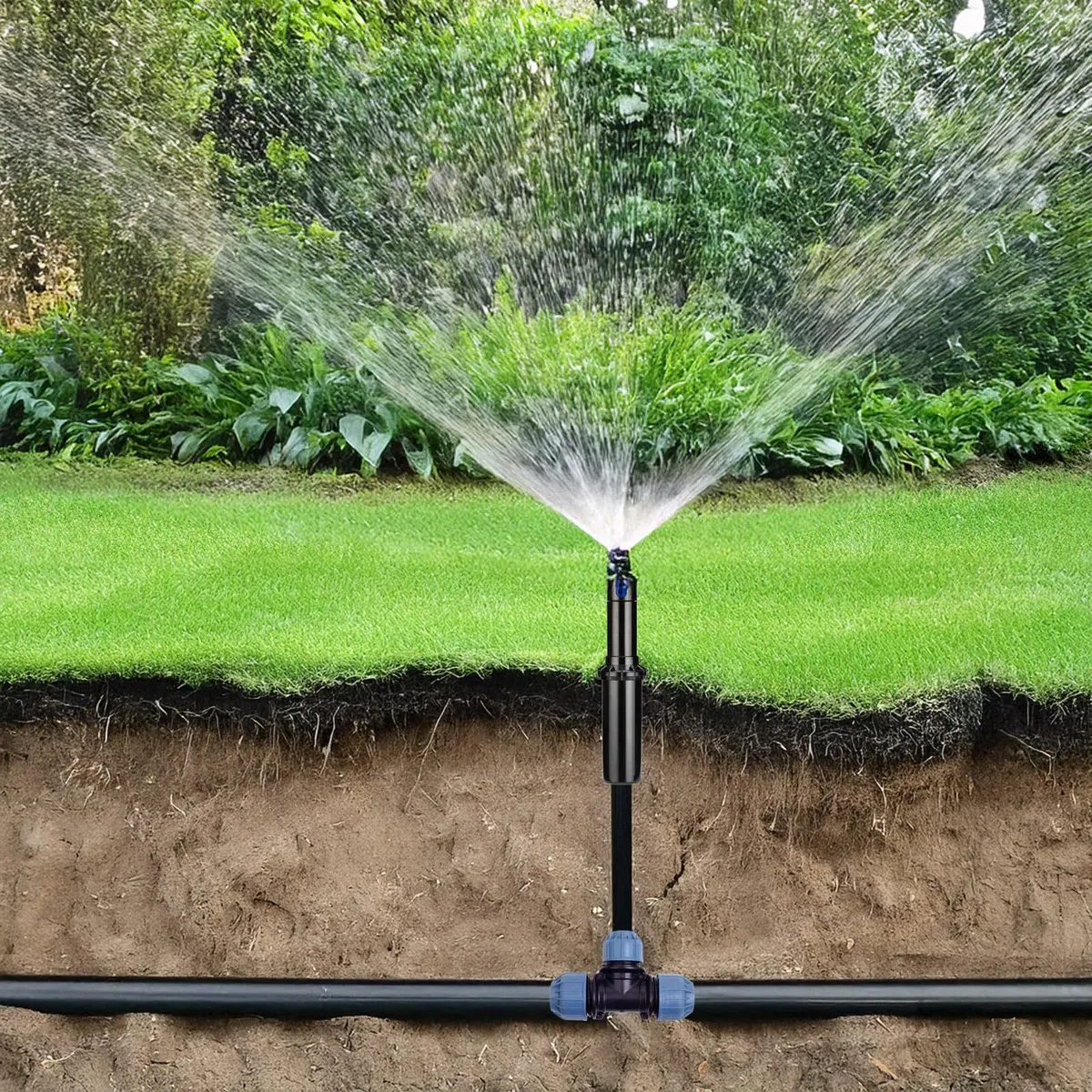 PE Rohr 25mm 100m PN6 (6 Bar) für Bewässerung – PE Wasserleitung für Gartenbewässerung, Beregnungssystem. Verlegerohr für Tropfbewässerung PE Schlauch für Bewässerungssystem unterirdisch u oberirdisch