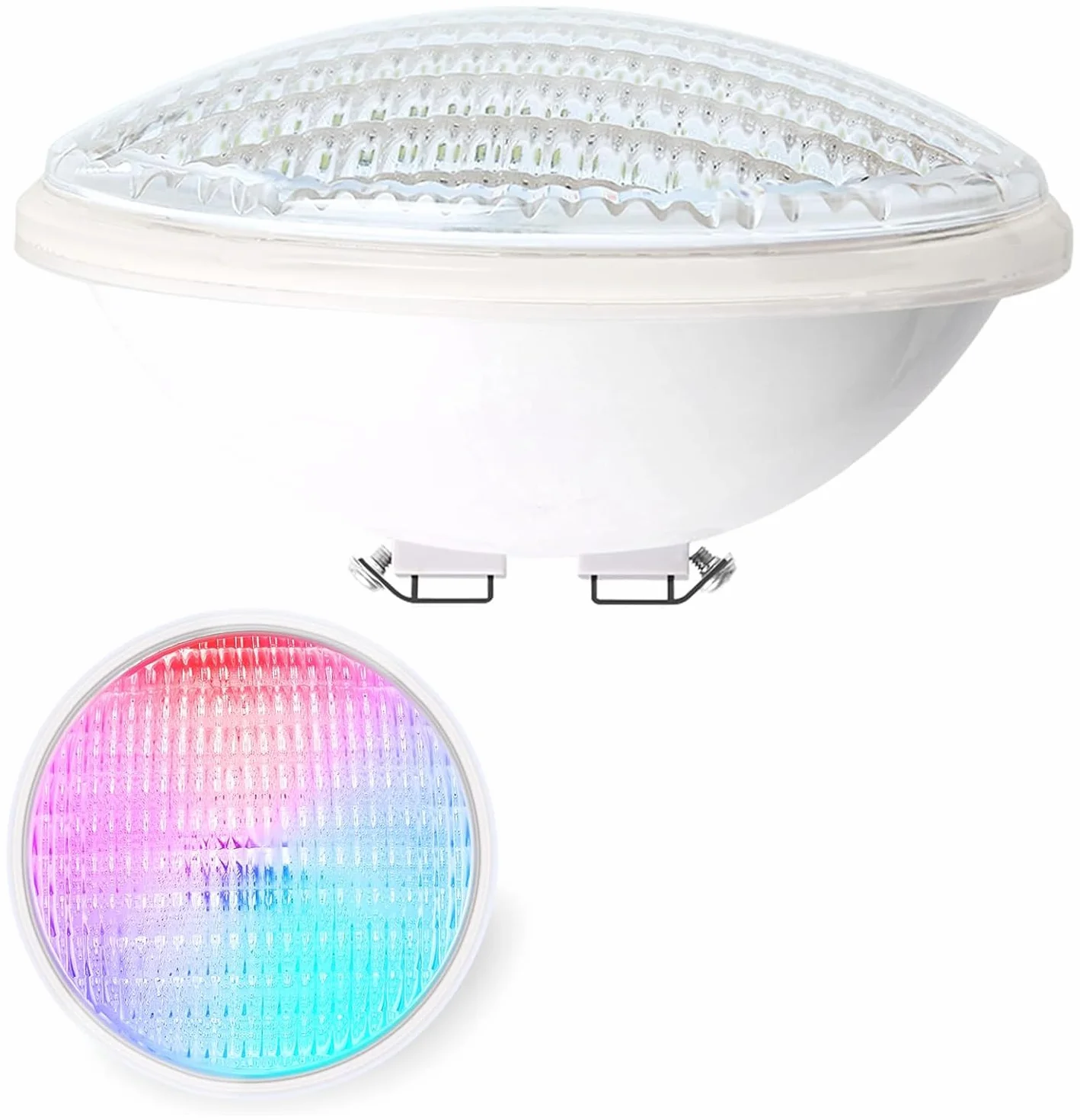 Kingwen 40W RGB LED Poolbeleuchtung LED Poolbeleuchtung Unterwasser Mit Fernbedienung 4000lm IP68 Wasserdichte Unterwasserleuchten 12V AC/DC Poolscheinwerfer Unterwasser Beleuchtung