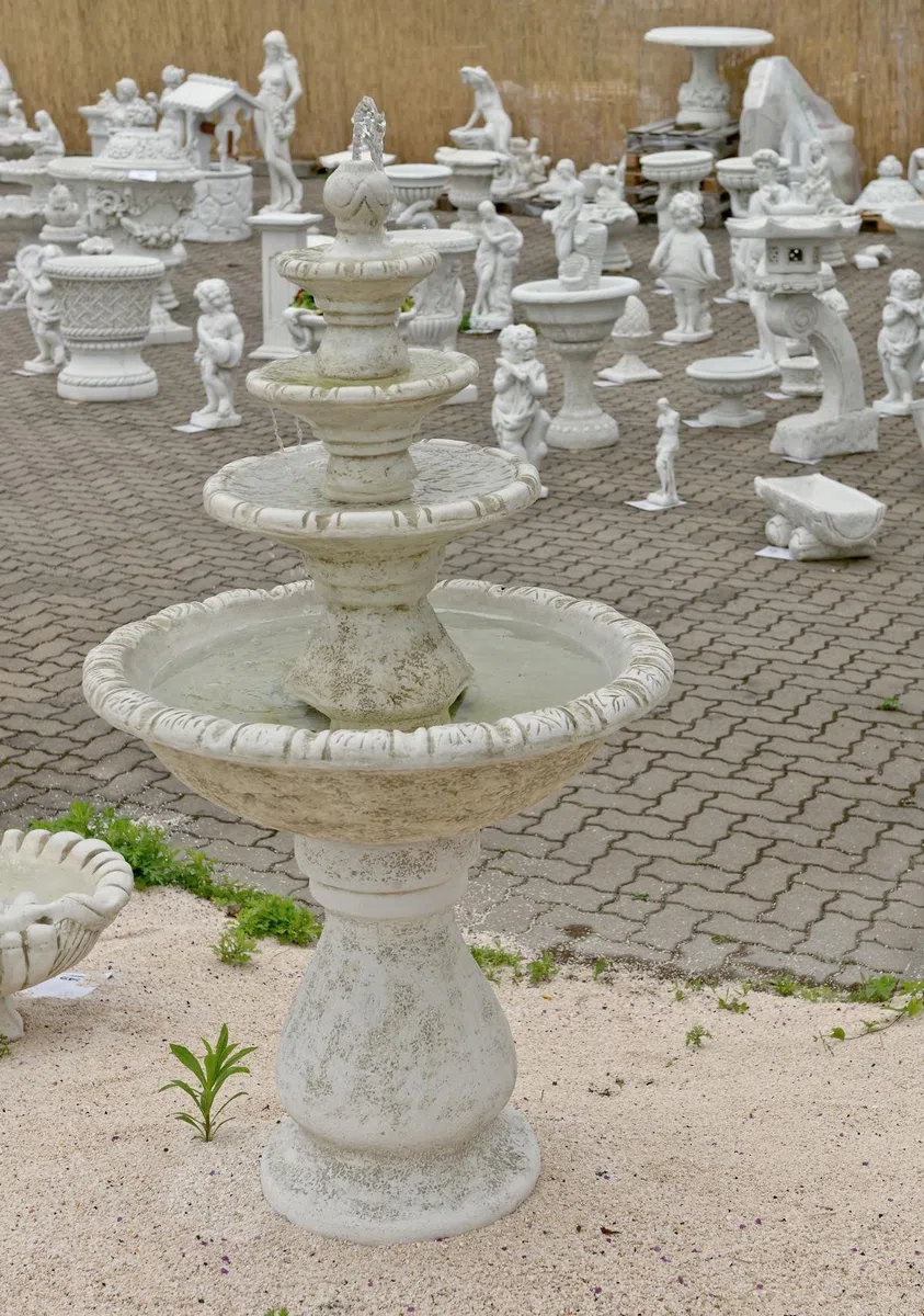 Steinbrunnen Springbrunnen Kaskade Zierbrunnen Brunnen Wasserspiel Gartenbrunnen
