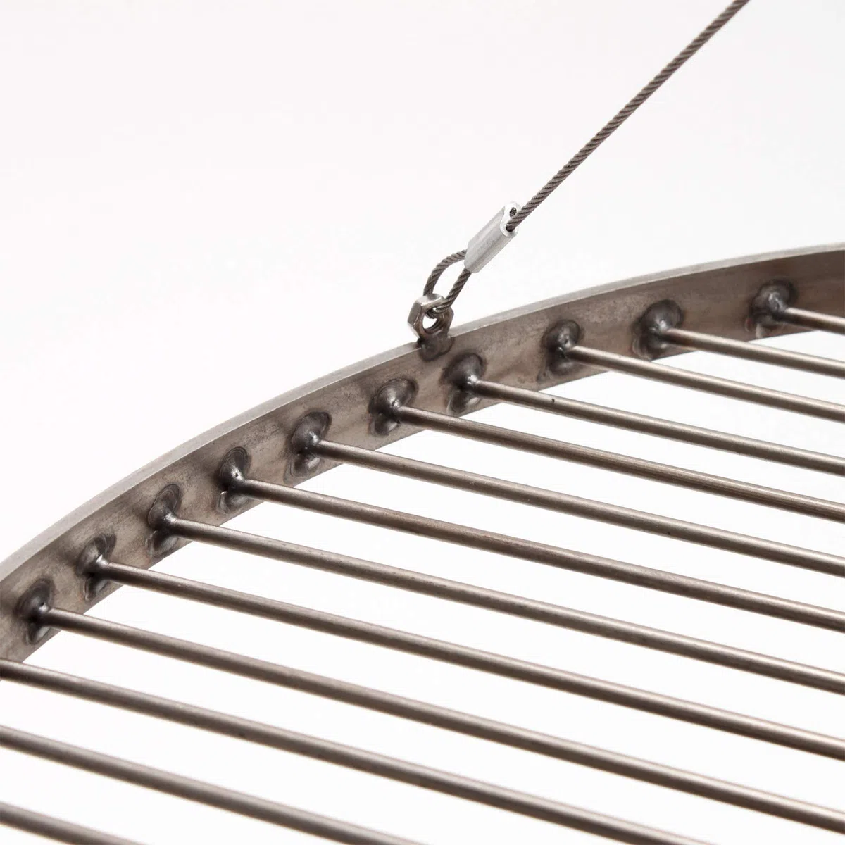 DEMA Schwenkgrill Edelstahl 55cm MURCIA Erdspieß höhenverstellbar | Grillrost Seilzug verstellbar, Edelstahl Grillgalgen, mobiler Garten Schwenkgrill, stabile Outdoor Konstruktion