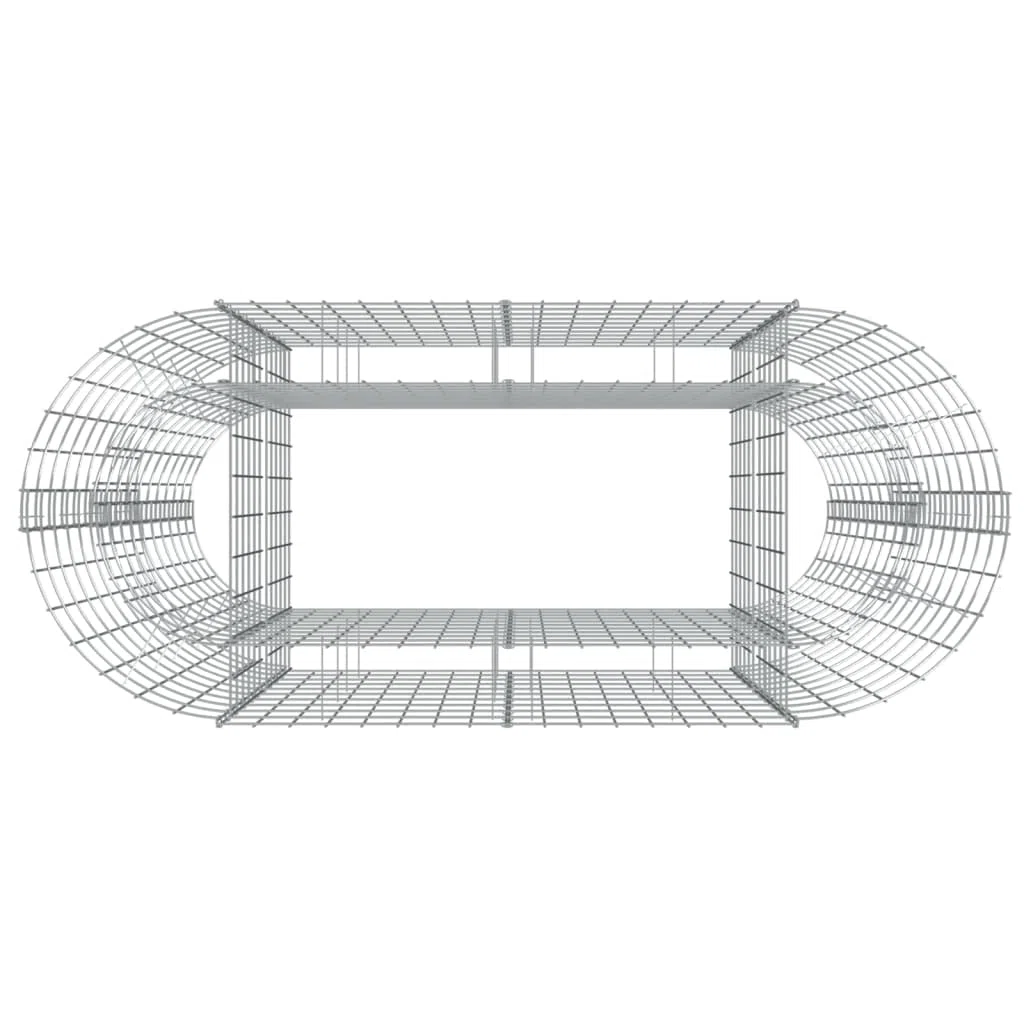 Myheimly Gabionen-Hochbeet Verzinktes Eisen 120x50x100 cm