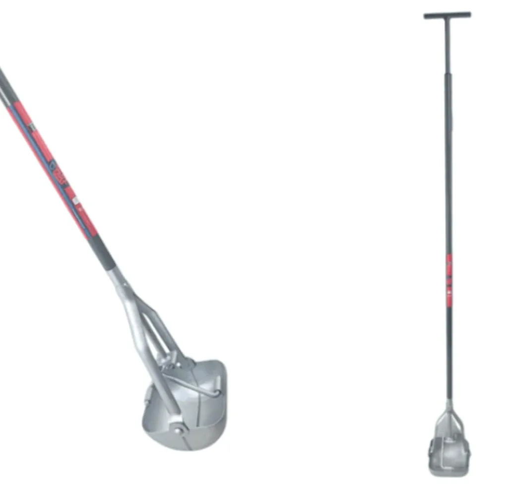 Kanalisationsschaufel Brunnenschaufel Quadratisch, 15 cm lochschaufel Abwasserschaufel Siebschaufel Postenlochschaufel lochspaten pflanzspaten Gesamtlänge 153 cm