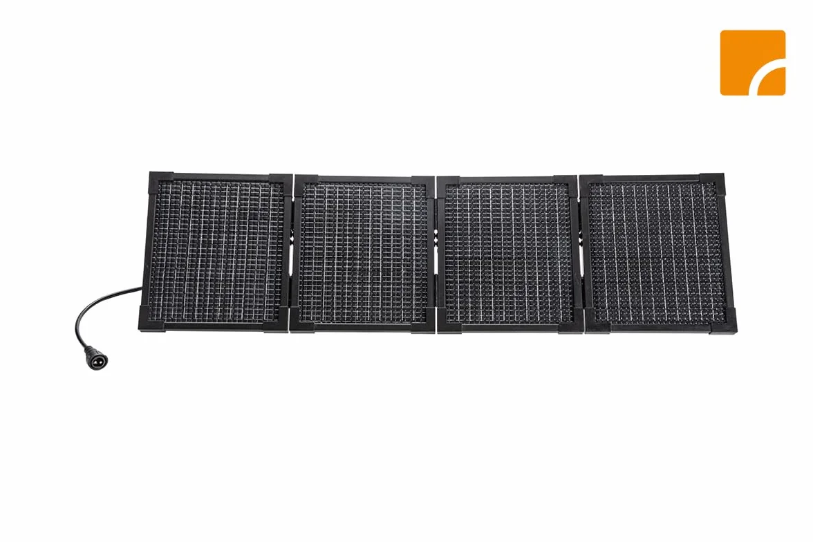 STEINBACH Solarfilteranlage FXS38 – 040603 – Pumpenleistung 4.500 l/h – Für Pools mit bis zu 19.000 l – Mit einem inkludierten faltbaren 80 Watt PV Panel – Inkl. 256 g Filter Balls