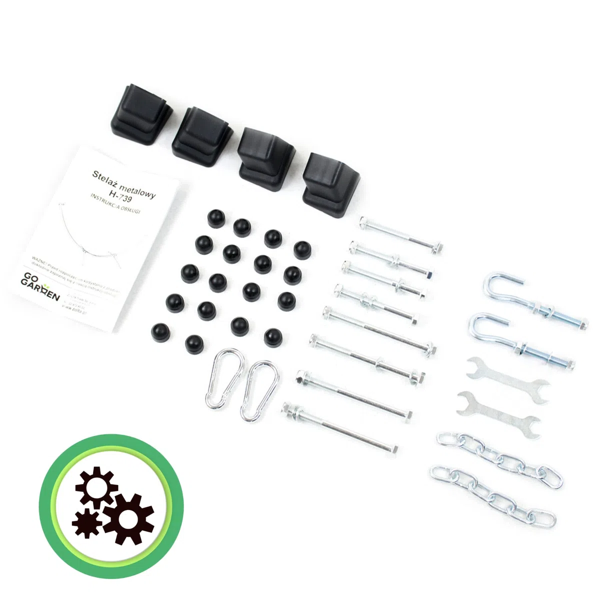 ZOLTA Hängemattengestell Für Garten und Balkon - Hängematte Outdoor Gestell - Gestell für hängematte 2 Personen - Maximale Belastung 220 kg - Stahl - Schwarz
