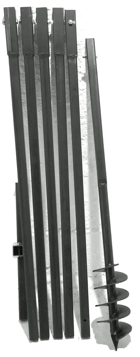 120 mm 6 meter Erdbohrer Brunnenbohrer Handerdbohrer Erdlochbohrer Brunnenbau Pfahlbohrer brunnenbohrgerät