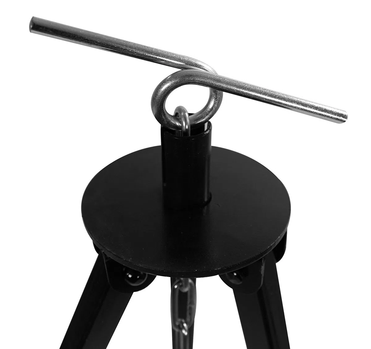 GRILLPLANET Dreibein Gestell für Gulaschkessel und Schwenkgrill ca. 130 cm mit Kettenhöhenverstellung