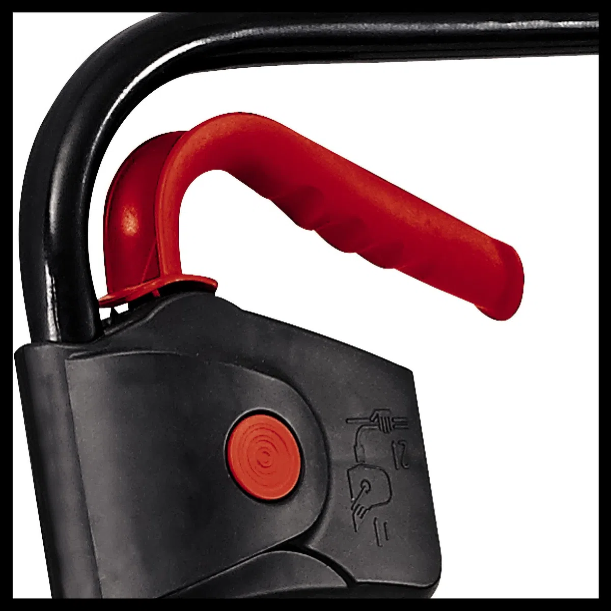 Einhell Elektro-Bodenhacke GC-RT 7530 (750 W, 30 cm Arbeitsbreite, 200 mm Arbeitstiefe, 4 robuste Hackmesser, klappbarer Führungsholm, Kabelzugentlastung)