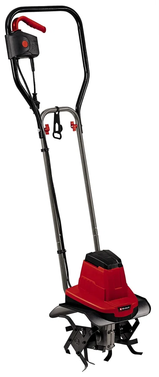 Einhell Elektro-Bodenhacke GC-RT 7530 (750 W, 30 cm Arbeitsbreite, 200 mm Arbeitstiefe, 4 robuste Hackmesser, klappbarer Führungsholm, Kabelzugentlastung)