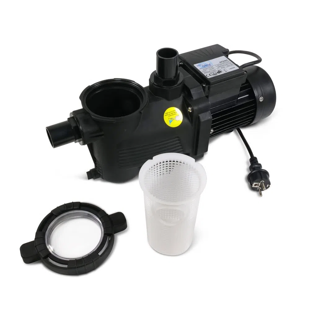 SPS 585 Umwälzpumpe – Selbstansaugend mit Vorfilter, 10 m³/h Leistung, leise & effizient, ideal für Pools bis 60 m³ Wasserinhalt