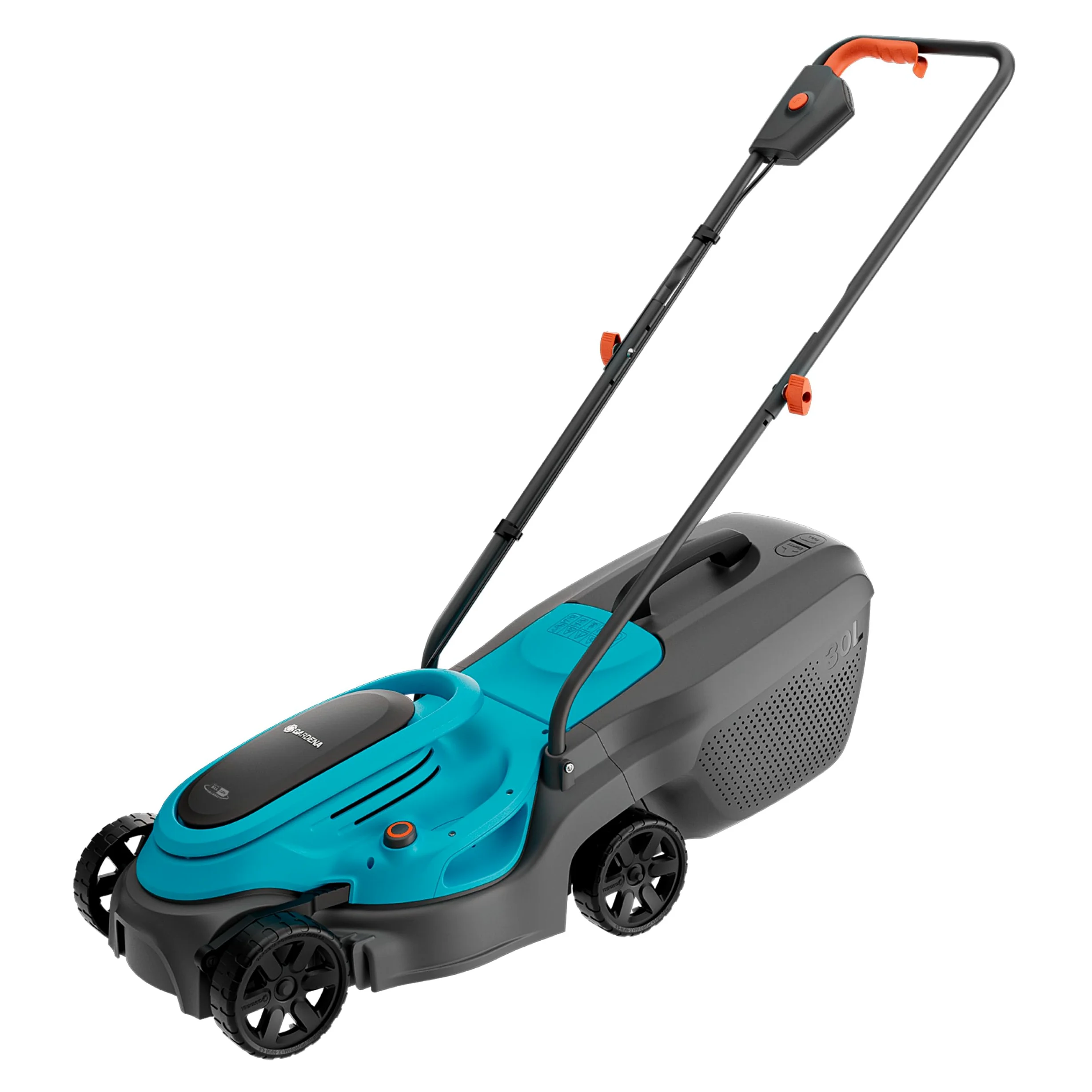 Gardena Akku-Rasenmäher EasyMax 32/18V P4A Ready-to-Use Set: Schneidmesser, Leichtgewicht, Höhenverstellung, Grasauffang, Kabellos (14634-20)