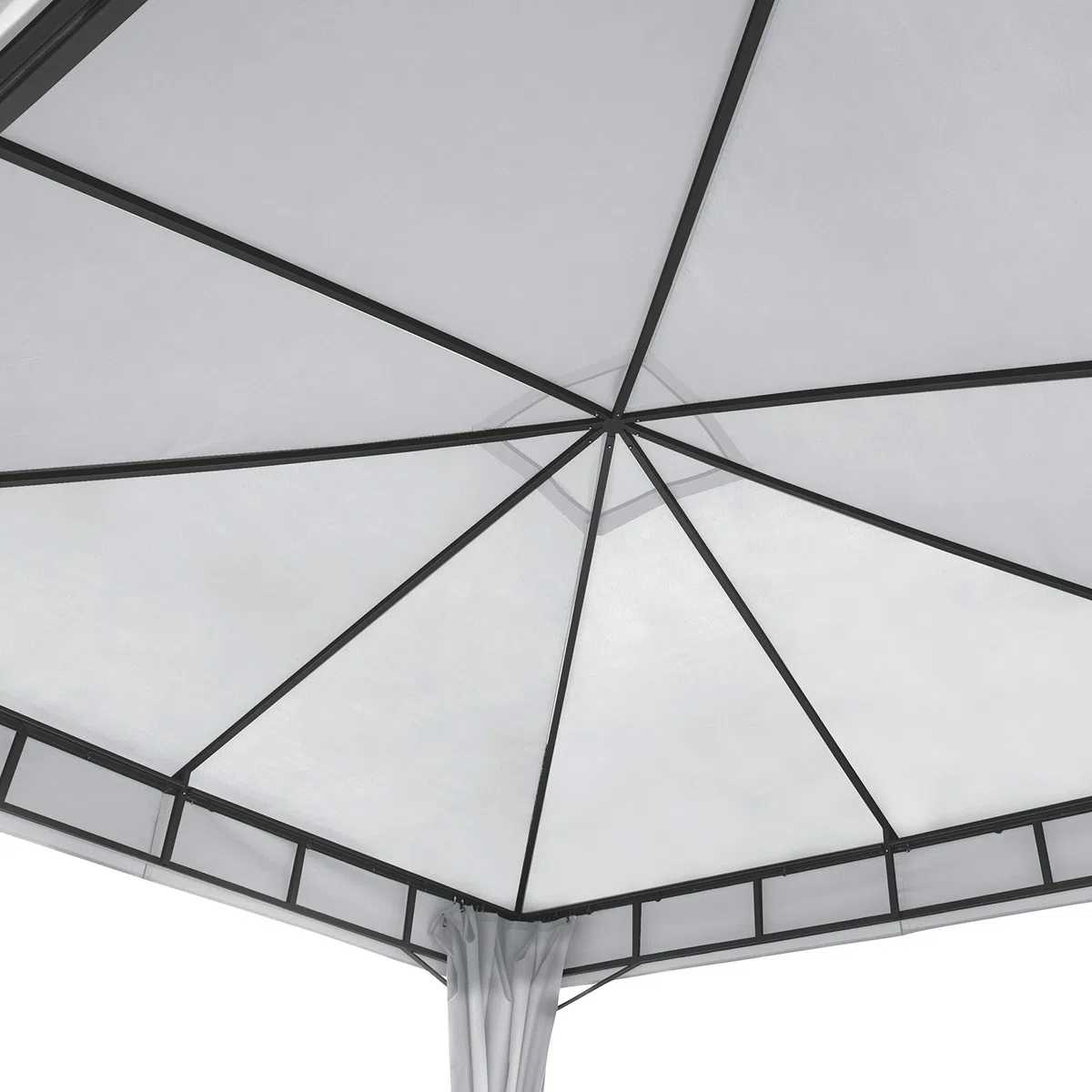 Ersatzdach 3x3 m für Sunset Premium ca. 220 g/m² grau