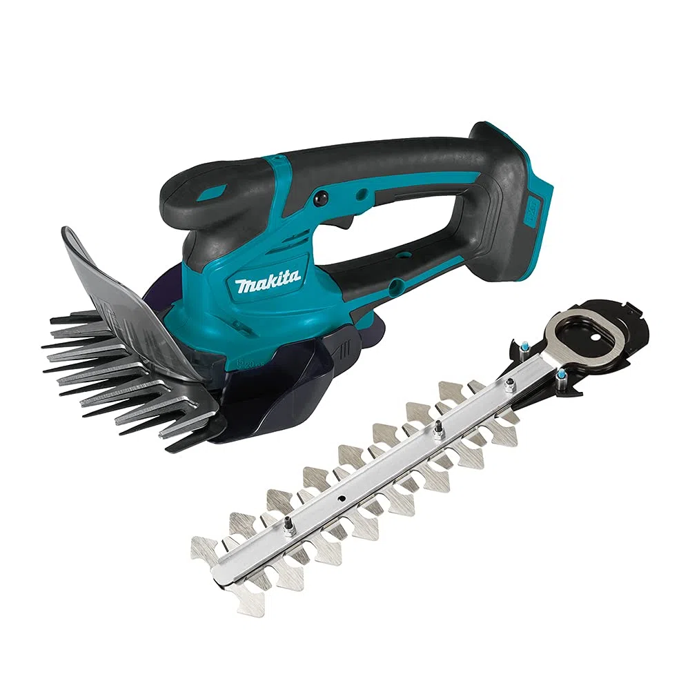 Makita Akku-Grasschere (18,0 V, ohne Akku, ohne Ladegerät) DUM604ZX & 1-Fadenkopf Tap&Go 1,6mm 195858-1 Silber