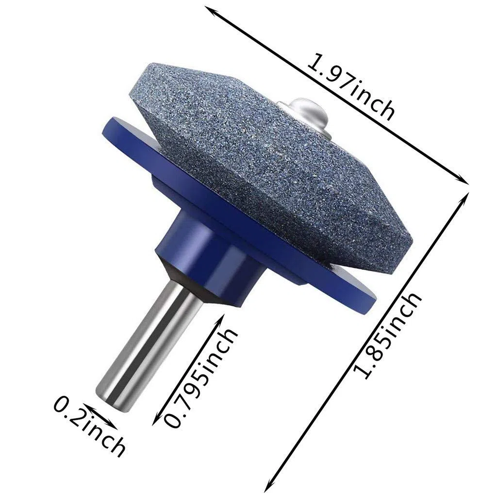 Schleifgerät für Rasenmähermesser,Colorful Schärfer Gartengeräte Rasenmäher-Messerschärfer für Messerschärfer Rasenmäher-Schneidwerkzeug Rasenmäher-Schärfmaschine Bohrmaschine Handbohrmaschine